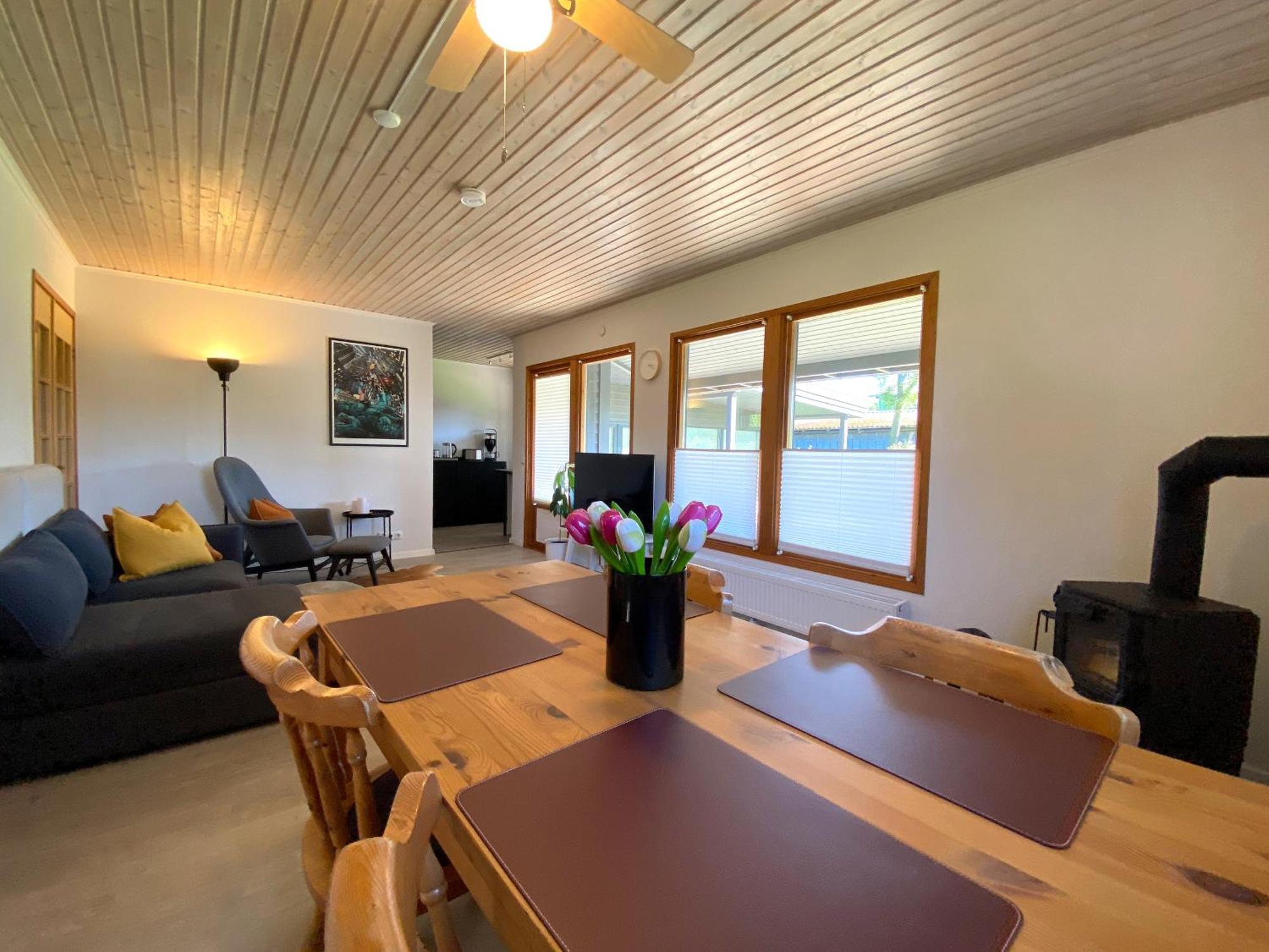 Villa Schwedenhaus mit Holzofen&Außenkamin auf 1400m2 Tensbuttel-Rost Exterior foto