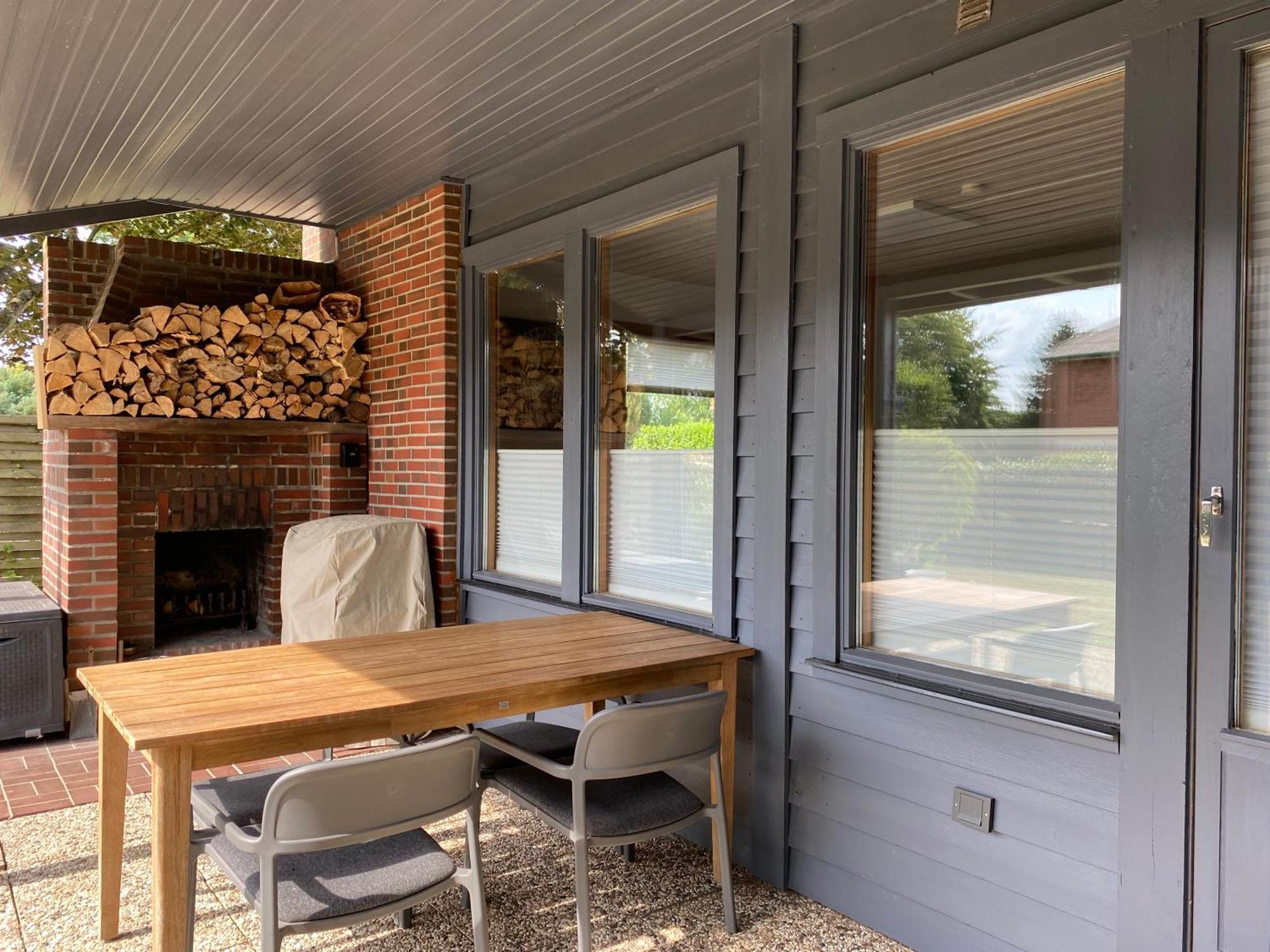 Villa Schwedenhaus mit Holzofen&Außenkamin auf 1400m2 Tensbuttel-Rost Exterior foto