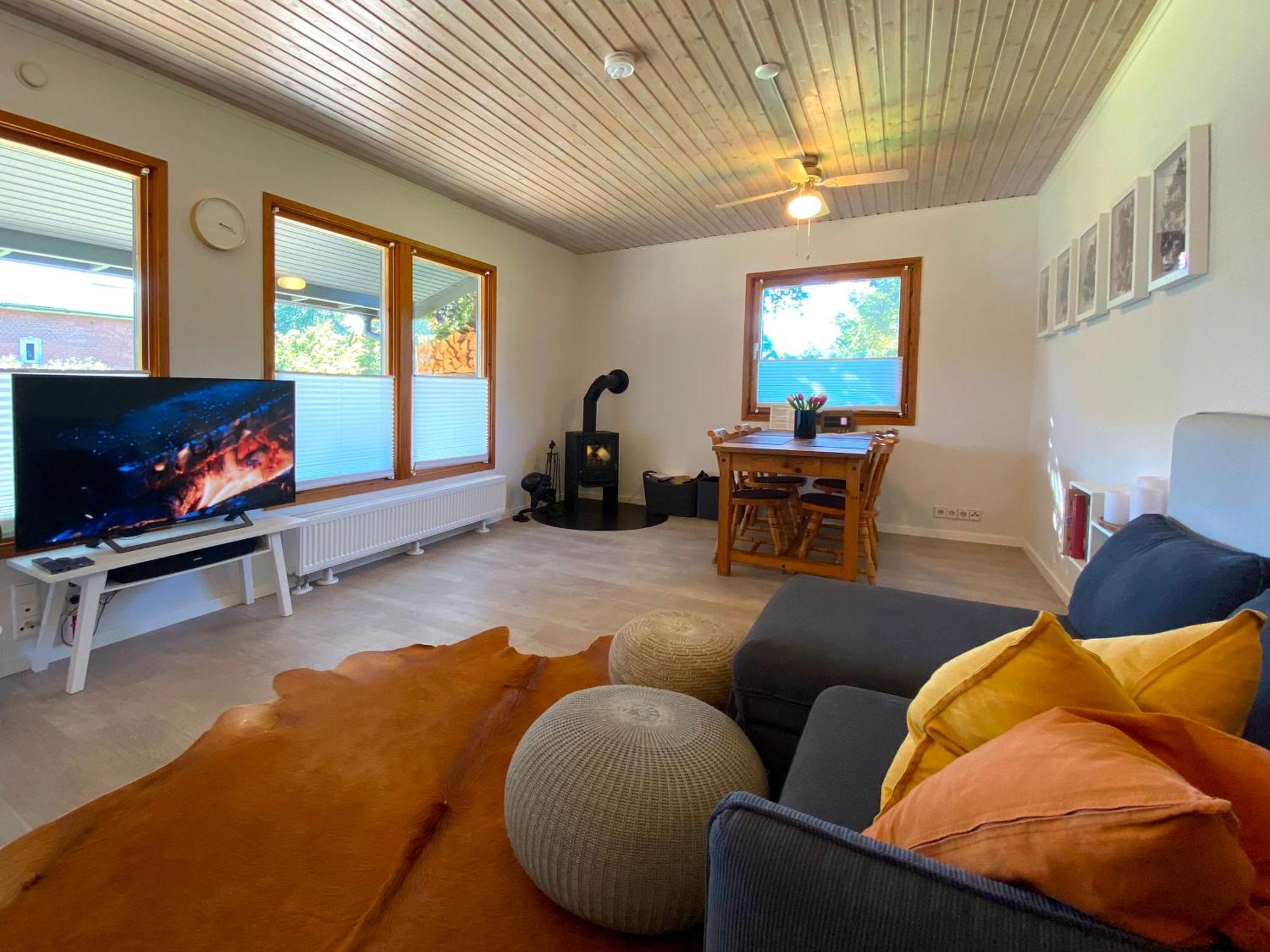 Villa Schwedenhaus mit Holzofen&Außenkamin auf 1400m2 Tensbuttel-Rost Exterior foto
