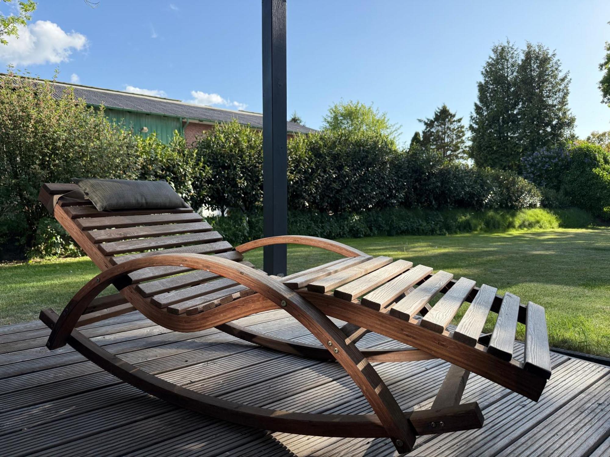 Villa Schwedenhaus mit Holzofen&Außenkamin auf 1400m2 Tensbuttel-Rost Exterior foto