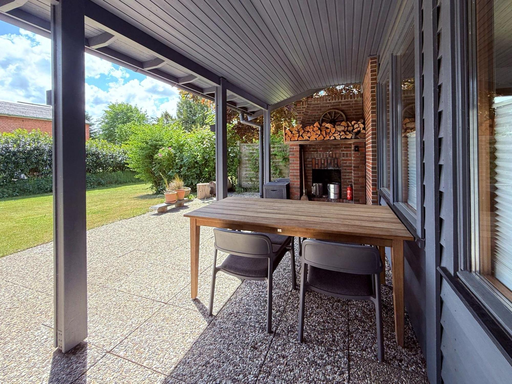 Villa Schwedenhaus mit Holzofen&Außenkamin auf 1400m2 Tensbuttel-Rost Exterior foto